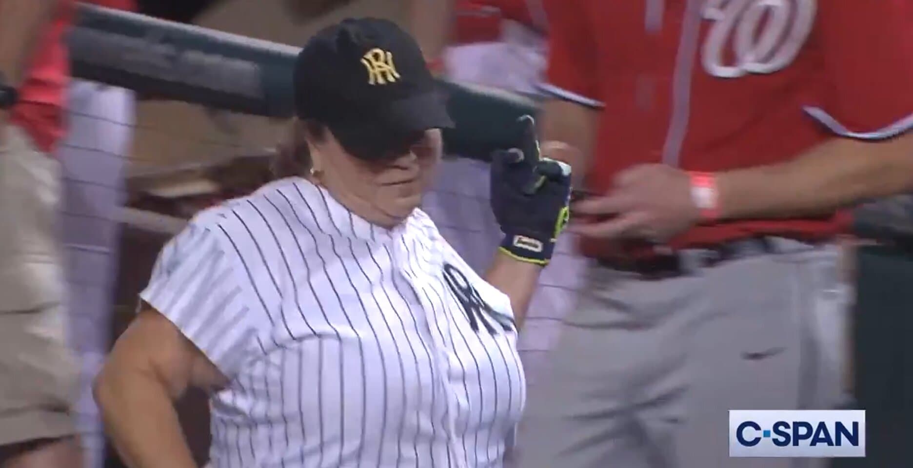 Video: Dem Rep Seen Flipping off GOP Lawmakers During Congressional Baseball Game