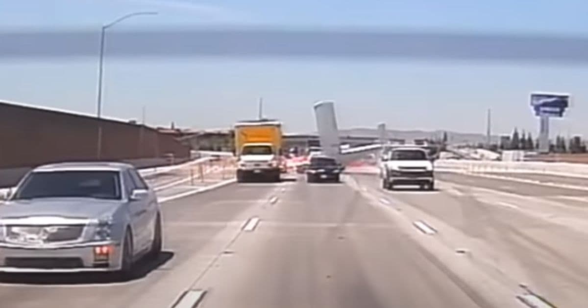 Watch: Dramatic Moment Plane Makes Emergency Crash-Landing on Crowded Freeway Before Bursting Into Flames