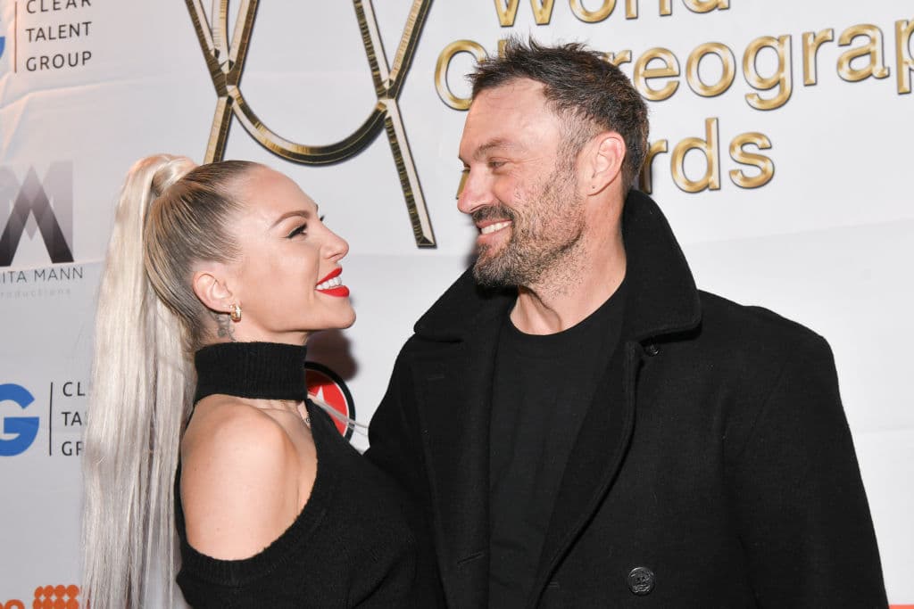 Actor Brian Austin Green and āDWTSā Sharna Burgess Talk Life As Parents to New Baby Boy