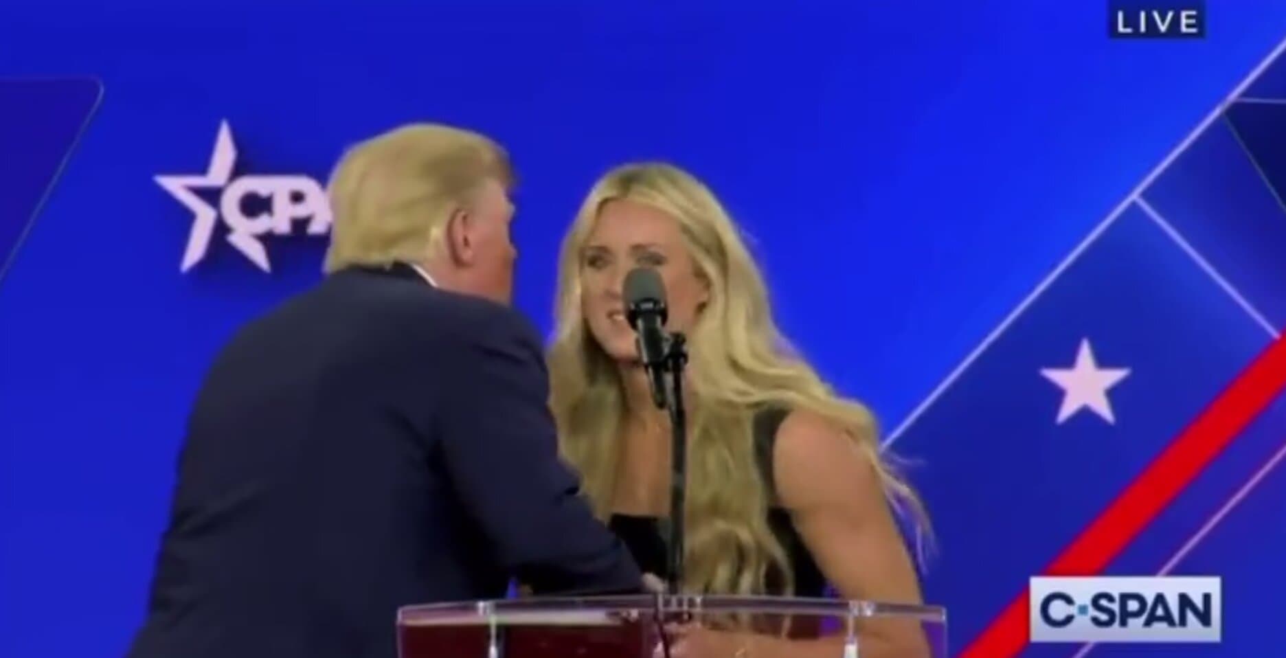 Swimmer Responds After Video of Her Appearing to Dodge Kiss From Trump Goes Viral