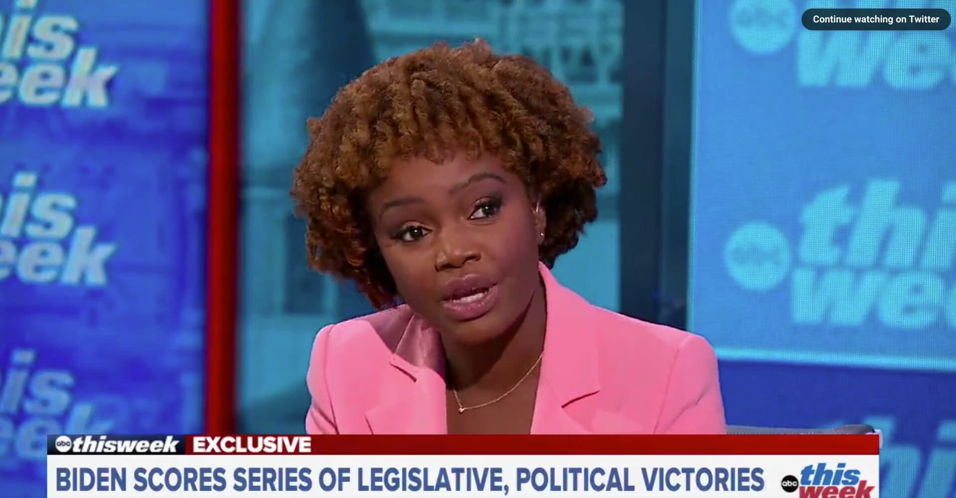 ABC News Host Confronts Jean-Pierre on âAlmost Orwellianâ Inflation Reduction Act