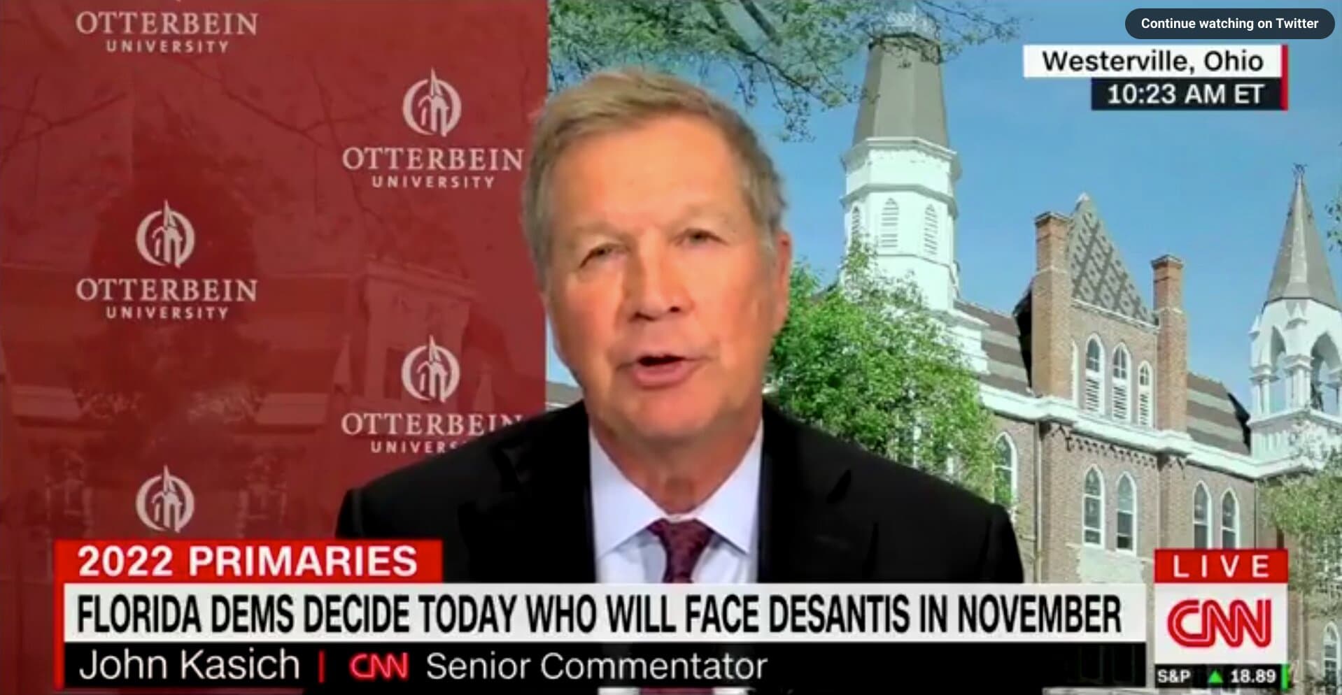 Anti-Trump John Kasich Knocks DeSantis Challenger Who Switched to Be a Dem: âJust Kind of Weirdâ