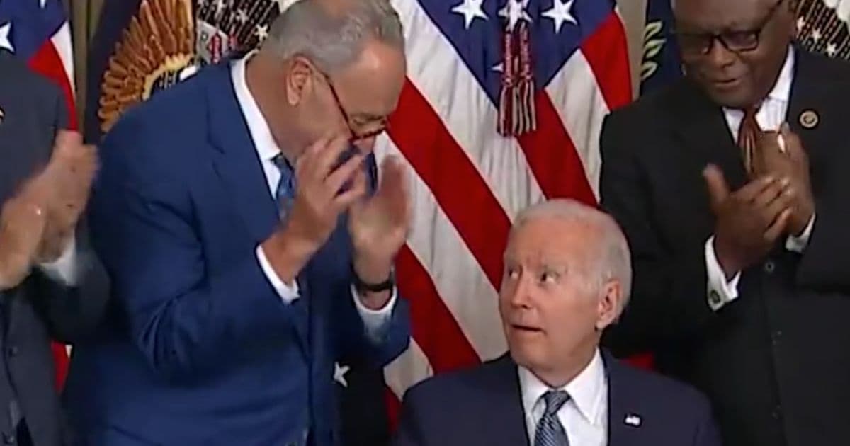 Biden Can't Resist Sick Move with His Hand, Eyes Look Wild as He Returns to WH for 5 Hours