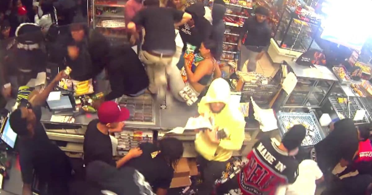 Total Anarchy Erupts After Street Takeover in Los Angeles, Mob Loots 7-Eleven