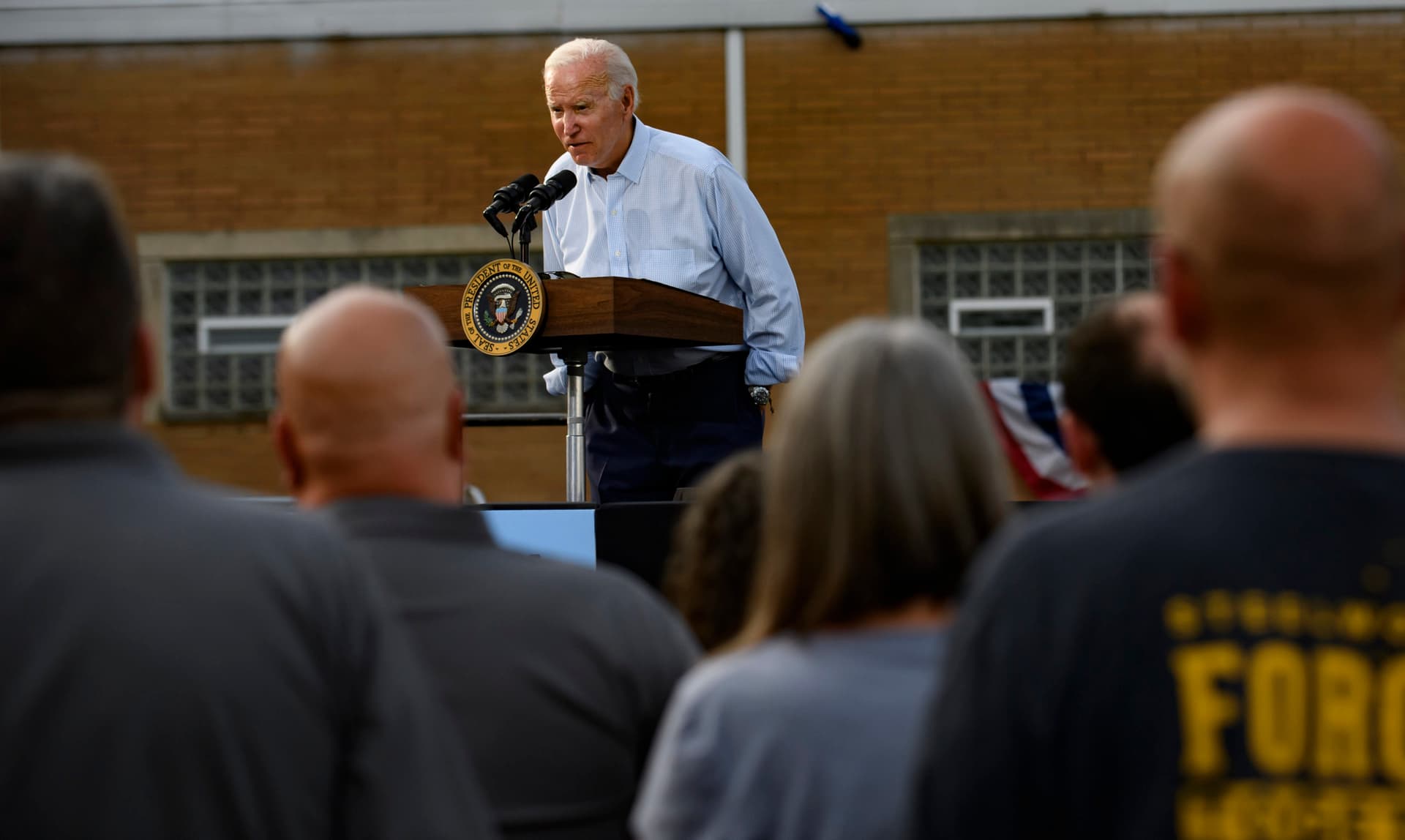 Biden Mocked After Photos Show Small Turnout for Rally With Fetterman