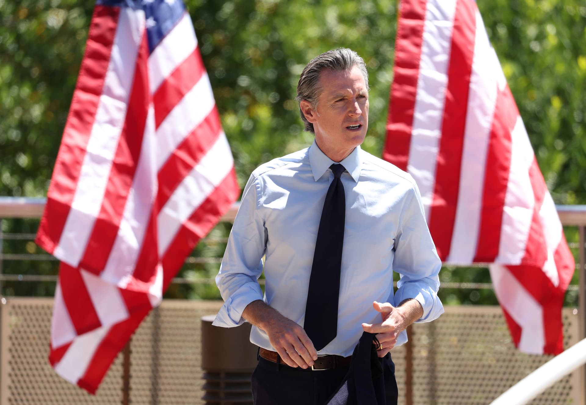 Newsom Says He Worries More About a Fox News Host Than Trump