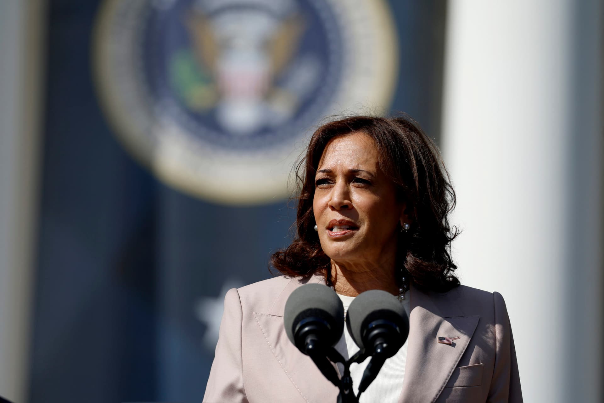 Kamala Harris Mocked After Another One of Her Word Salads Go Viral