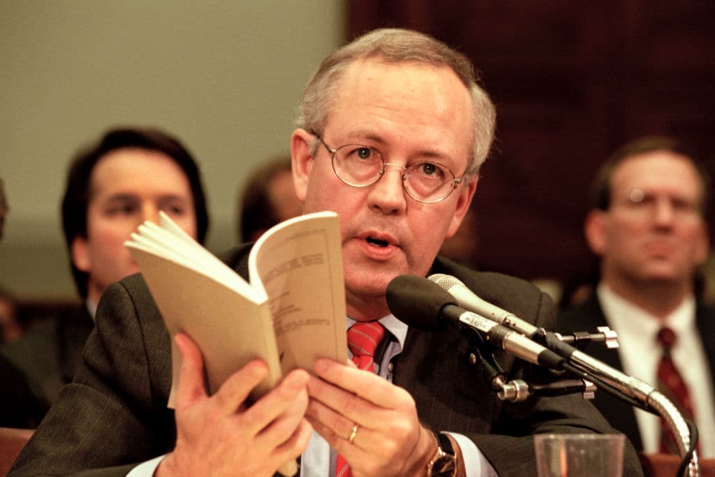 The Prosecutor Responsible for Clinton's Impeachment Has Died at Age 76