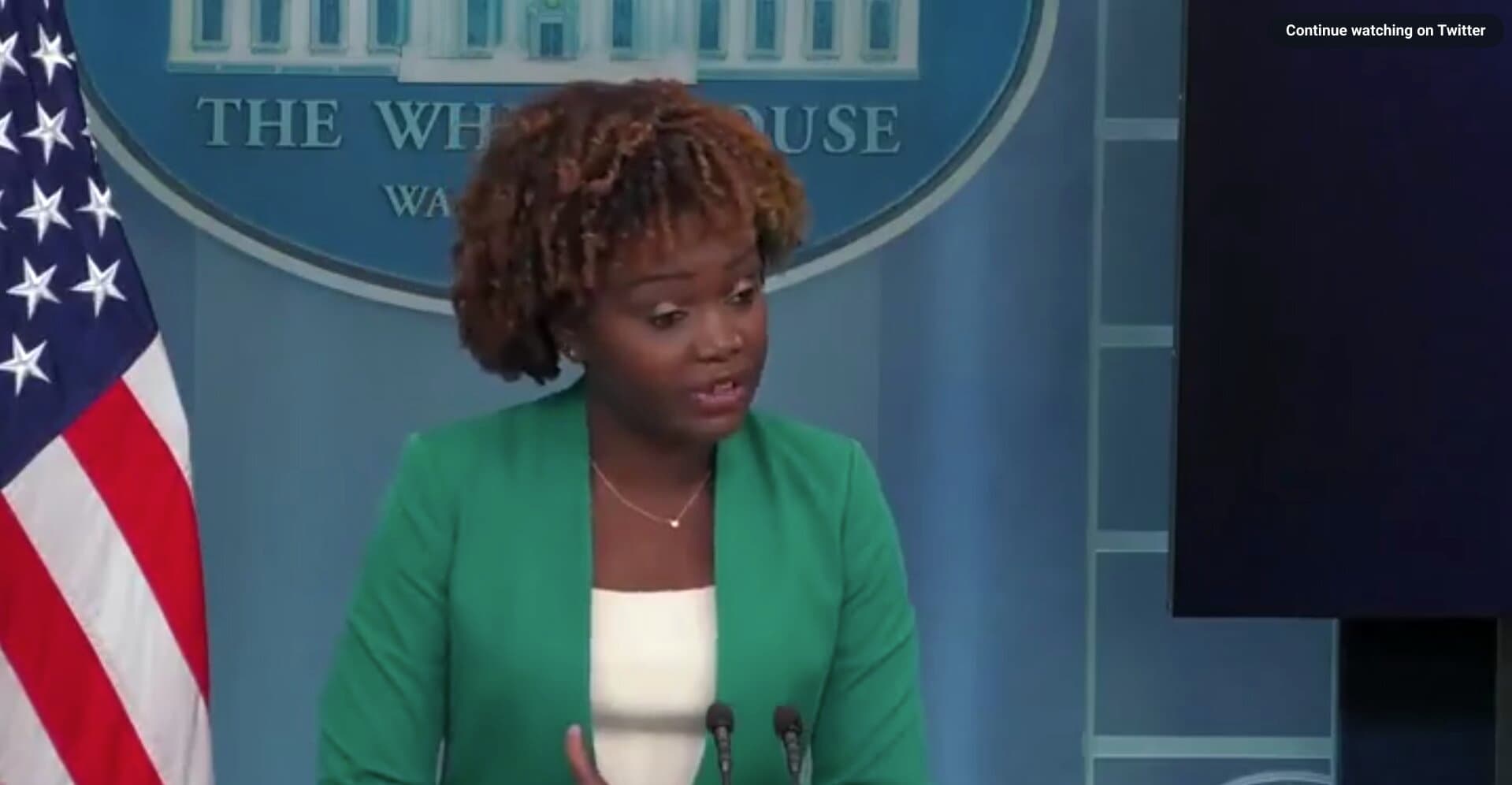 Karine Jean-Pierre Smugly Mocks Critics of Bidenâs âSemi-Fascismâ Comments