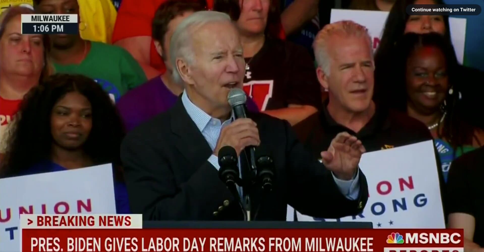 Biden Roasts Heckler: ‘Everybody’s Entitled to Be an Idiot’