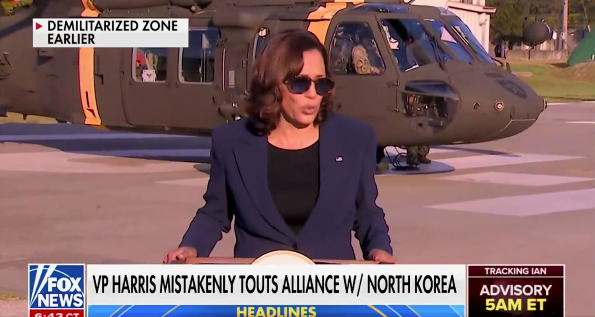 Whoops: Harris Mistakenly Says the US Has an Alliance With North Korea