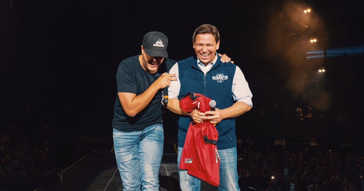 Country Music Star Luke Bryan Responds to Leftist Meltdown After He Invites Ron DeSantis Onstage
