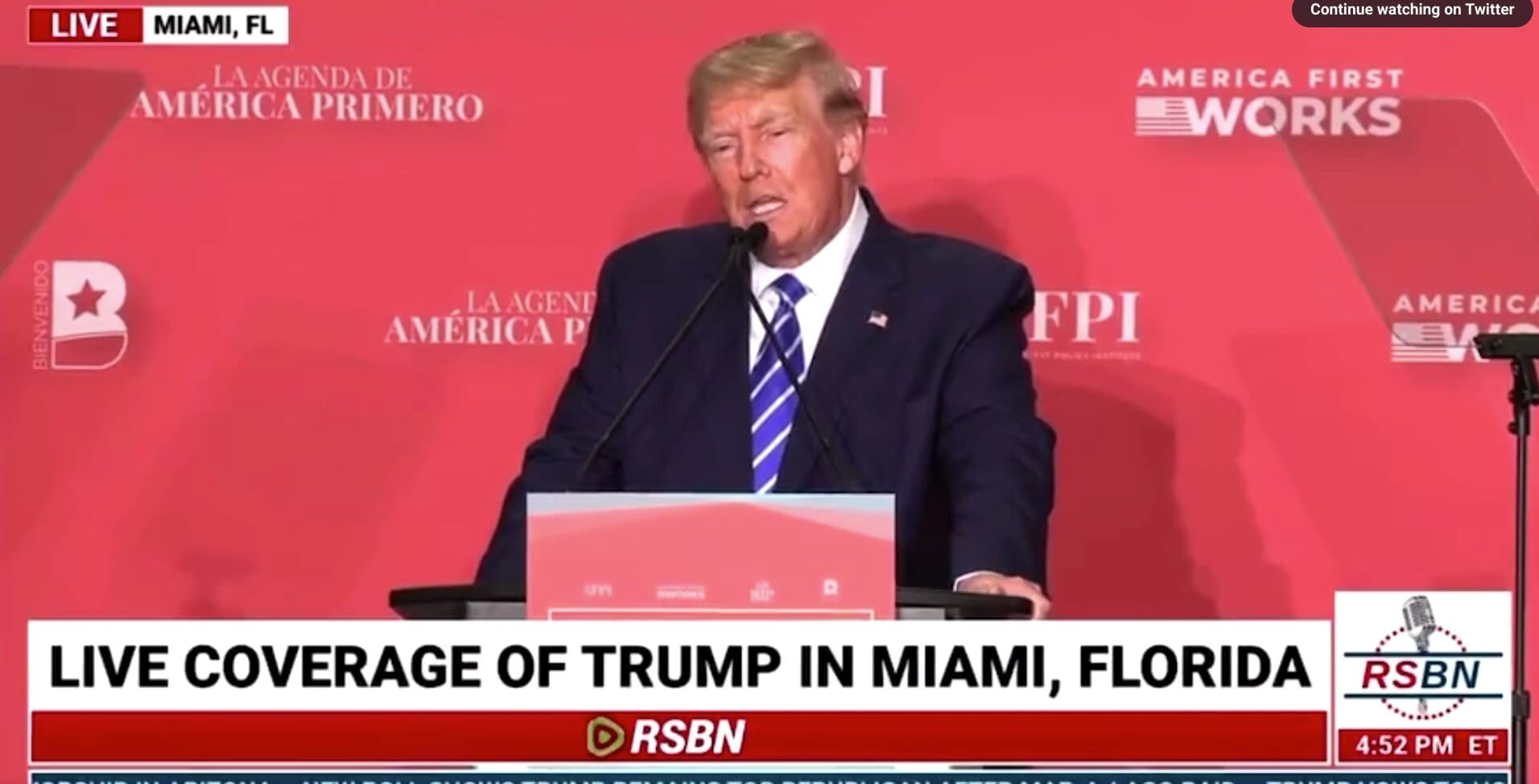 Trump Claims Pollster Told Him He Would Beat a George Washington, Abraham Lincoln Ticket