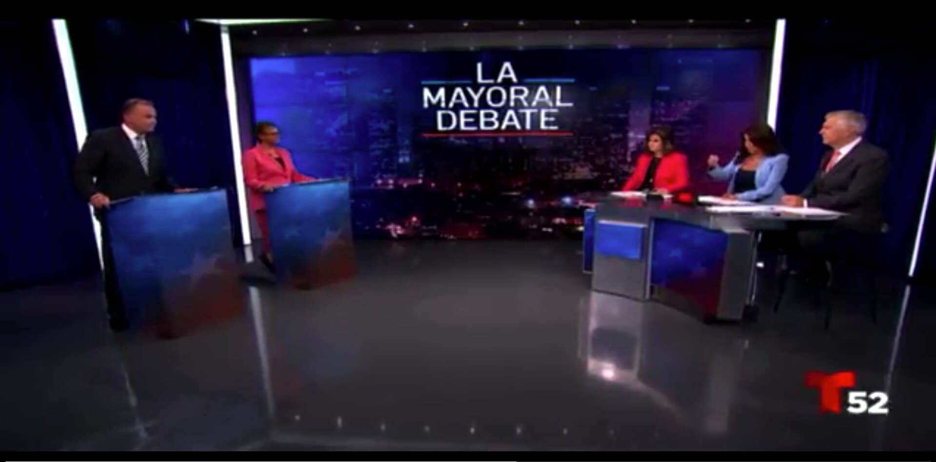 Watch: LA Mayoral Candidate Corrects Debate Moderator After She Labels Him a âWhite Manâ