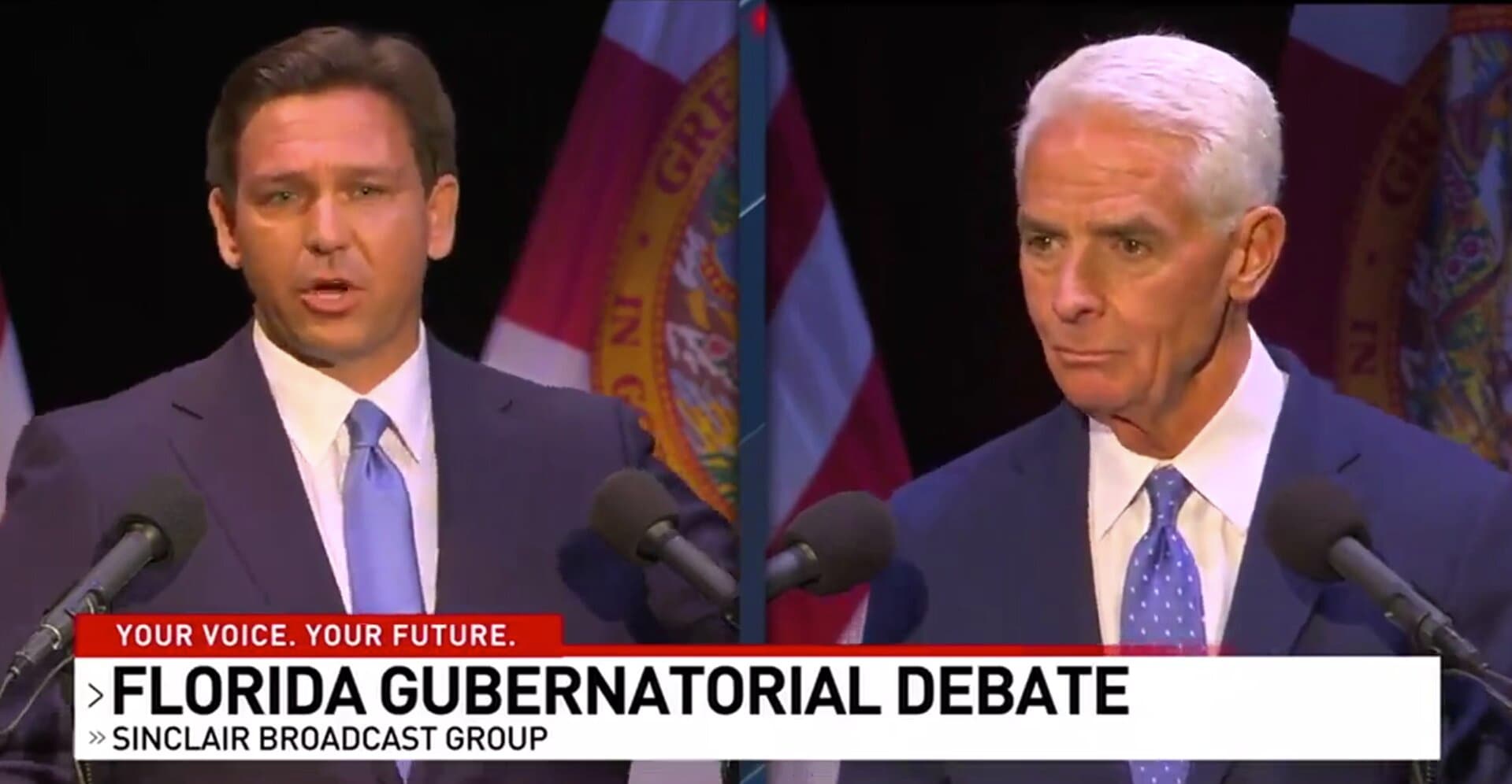 Watch: Crist Tries to Nail DeSantis on Potential 2024 Bid â His Response Has the Crowd Roaring
