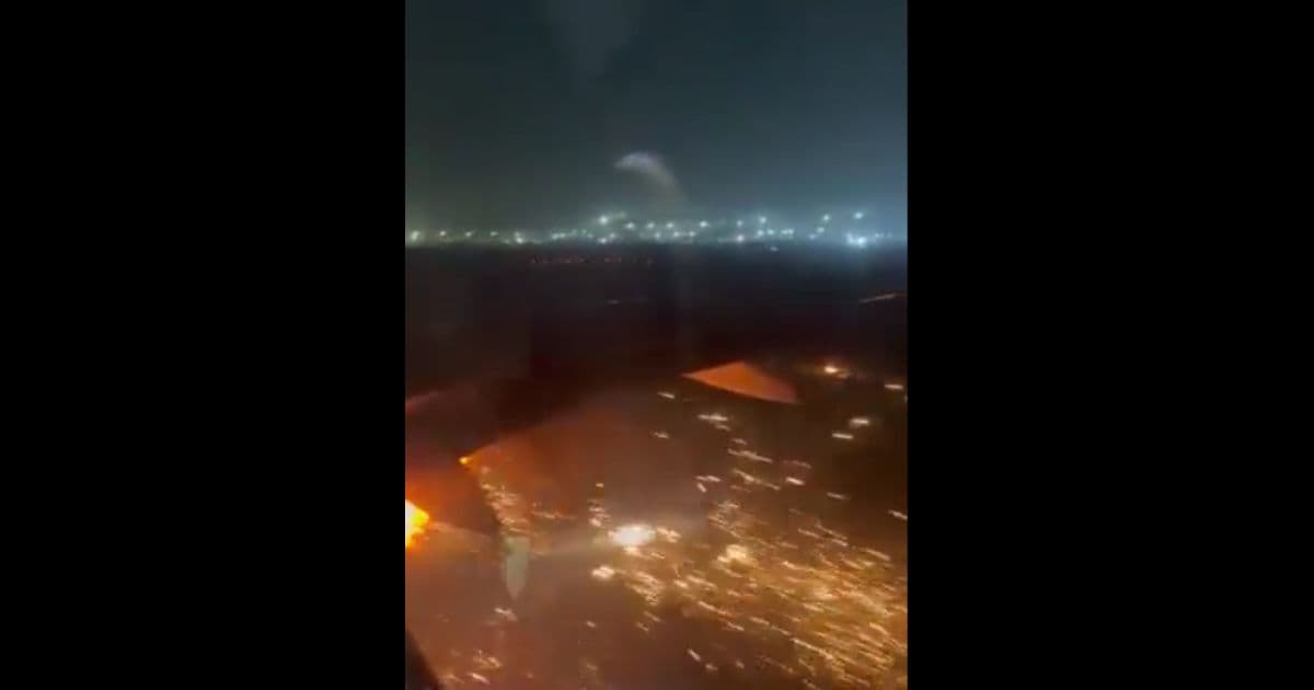Watch: ‘Oh, S***’ – Passenger Films from Plane Window as Engine Erupts Into Roaring Flames