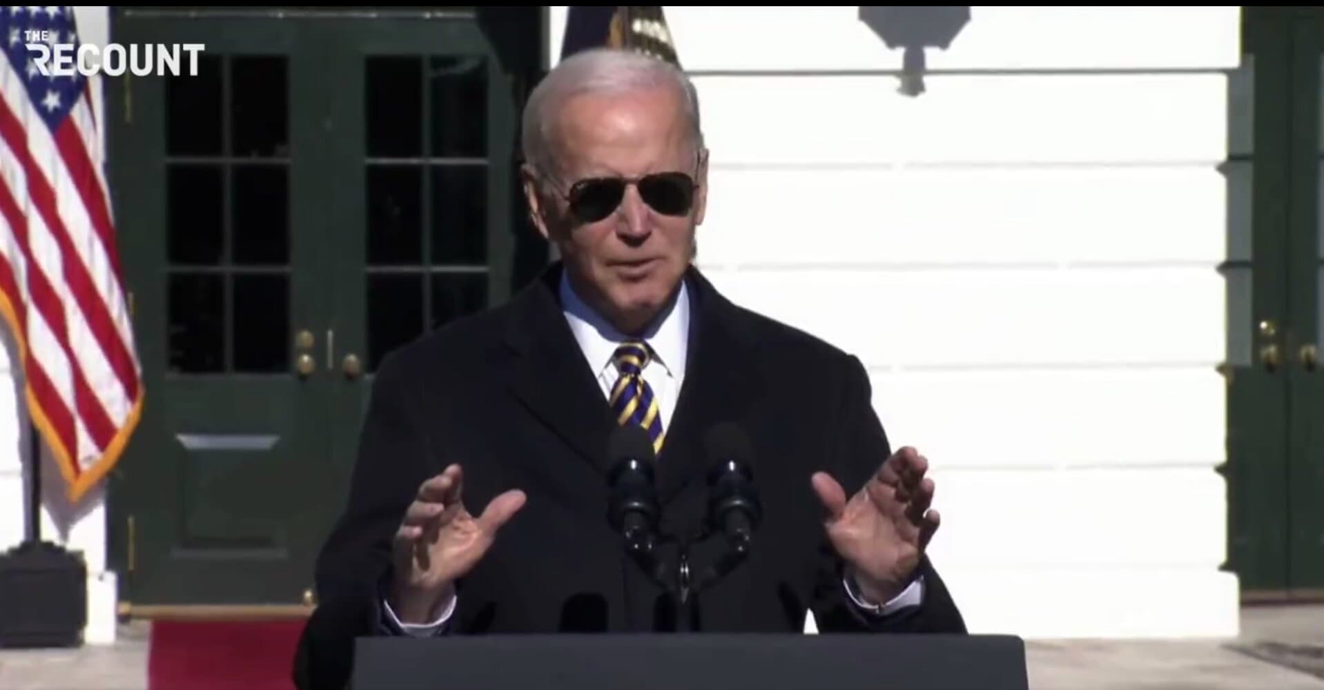 Biden Jokes About the Predicted ‘Red Wave’ at Thanksgiving Turkey Pardon