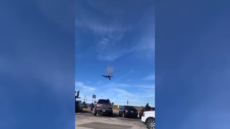 Vintage Military Aircrafts Collide During Air Show in Texas