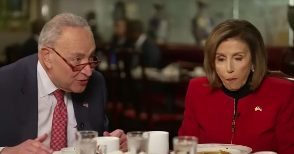 Pelosi, Schumer Eat and Gloat About Ambushing Trump: âShe Set Him Up So I Could Go in for the Killâ