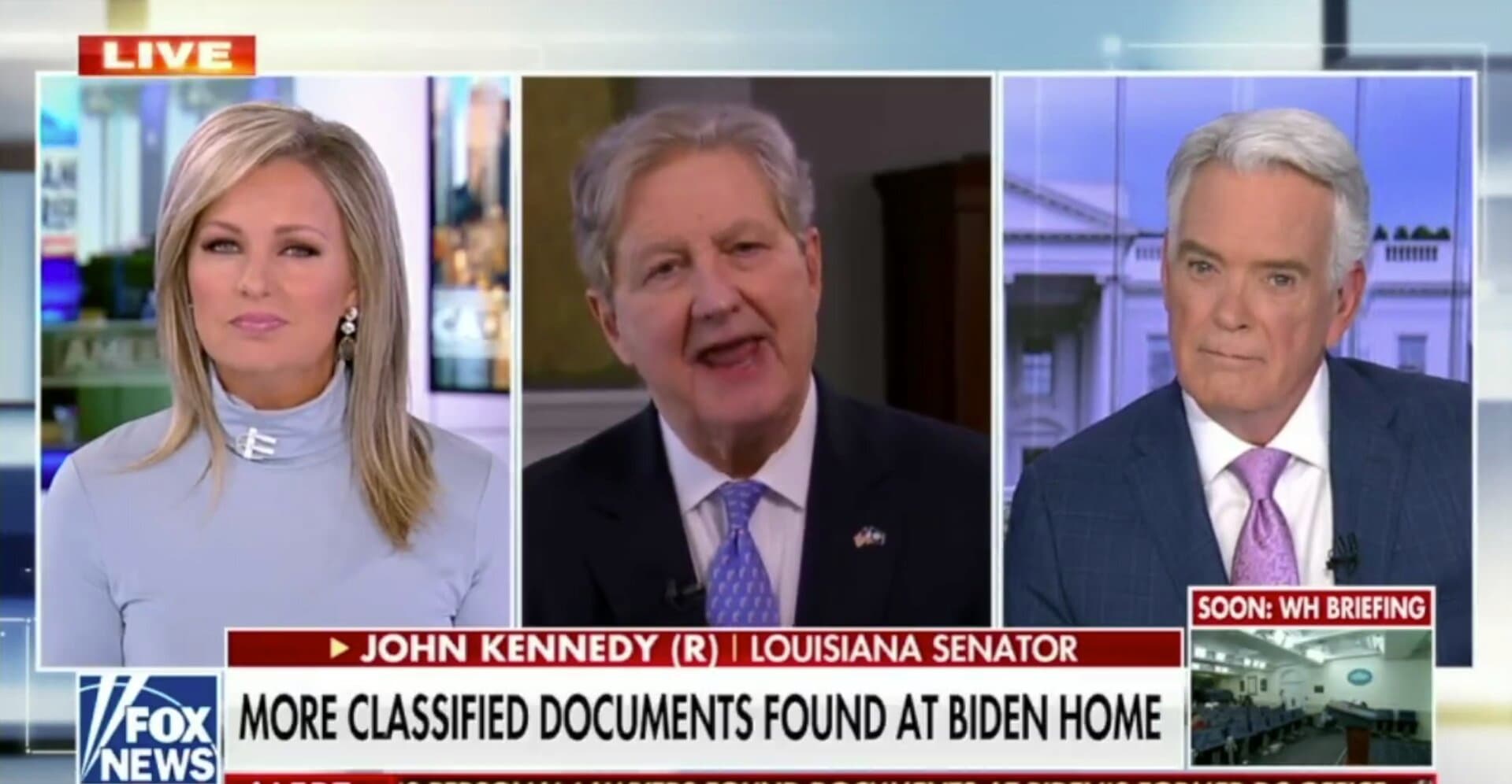 Sen. Kennedy Lists 4 Questions About Investigation Into Bidenâs Handling of Classified Documents