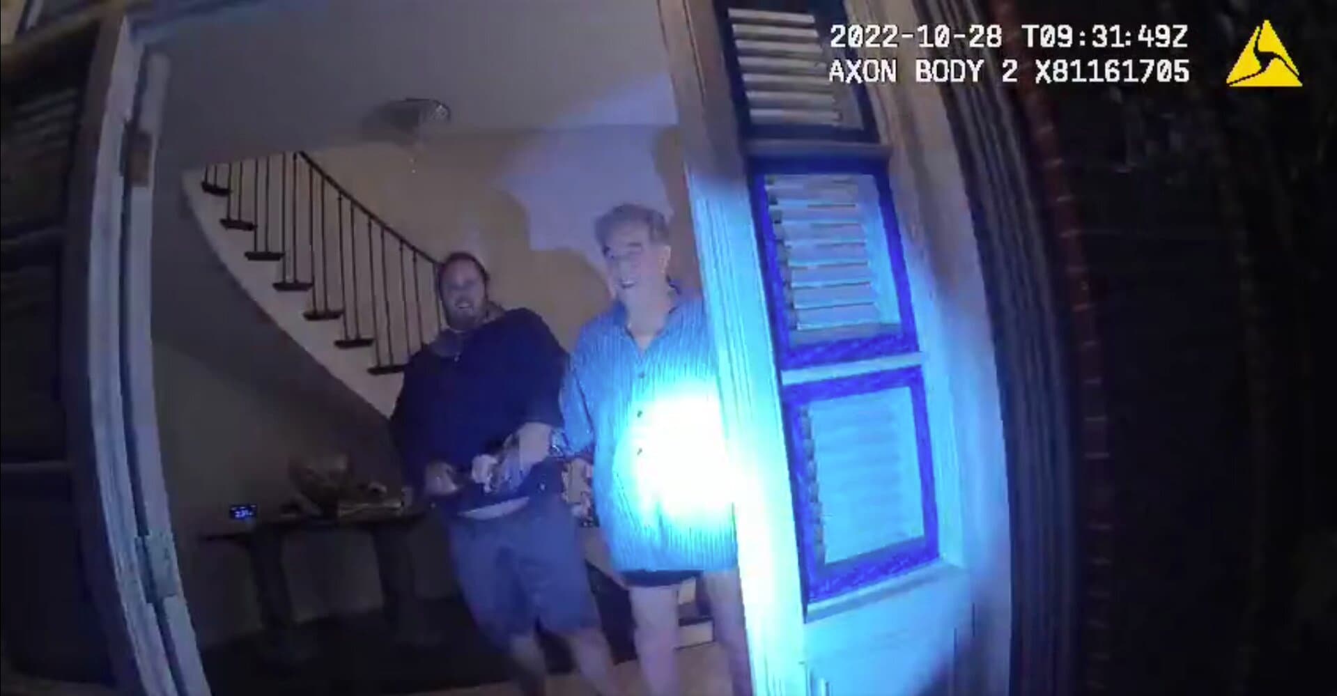 Bodycam Footage of Paul Pelosi Attack Released