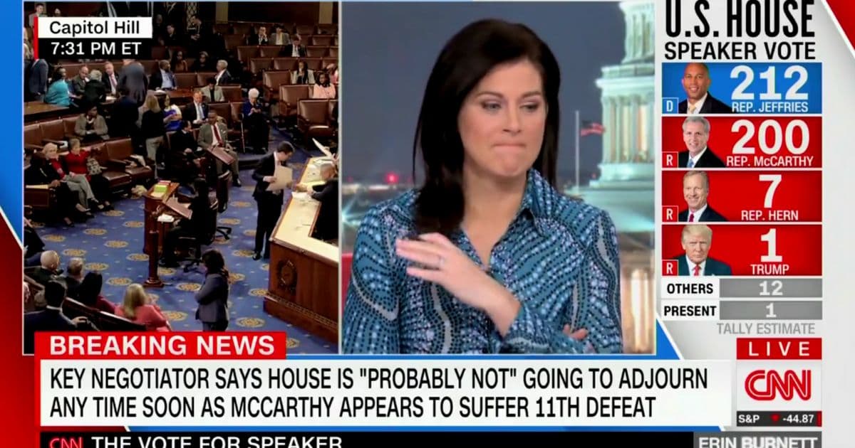 Watch: CNN Hostâs Reaction as GOP Rep. Sneaks in Brutal Dig at Network on Live TV