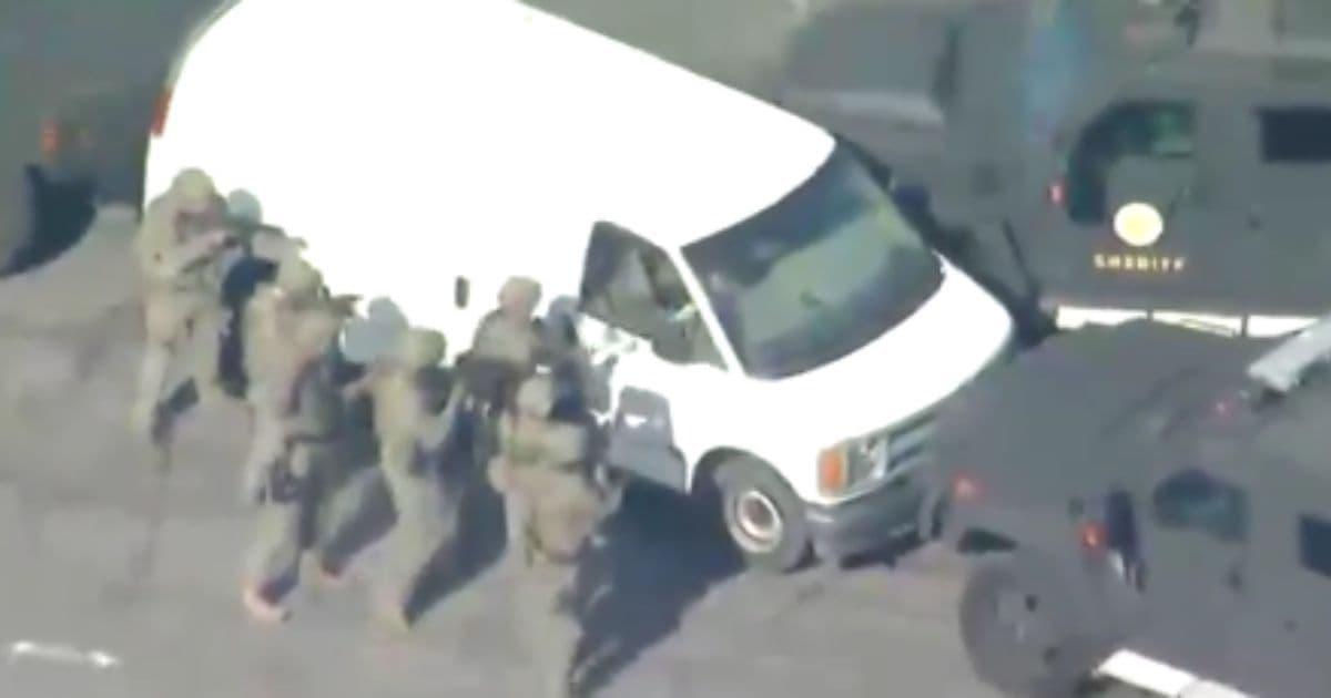 Watch: SWAT Team Breaches Suspected Monterey Park Mass Shooter’s Hiding Place