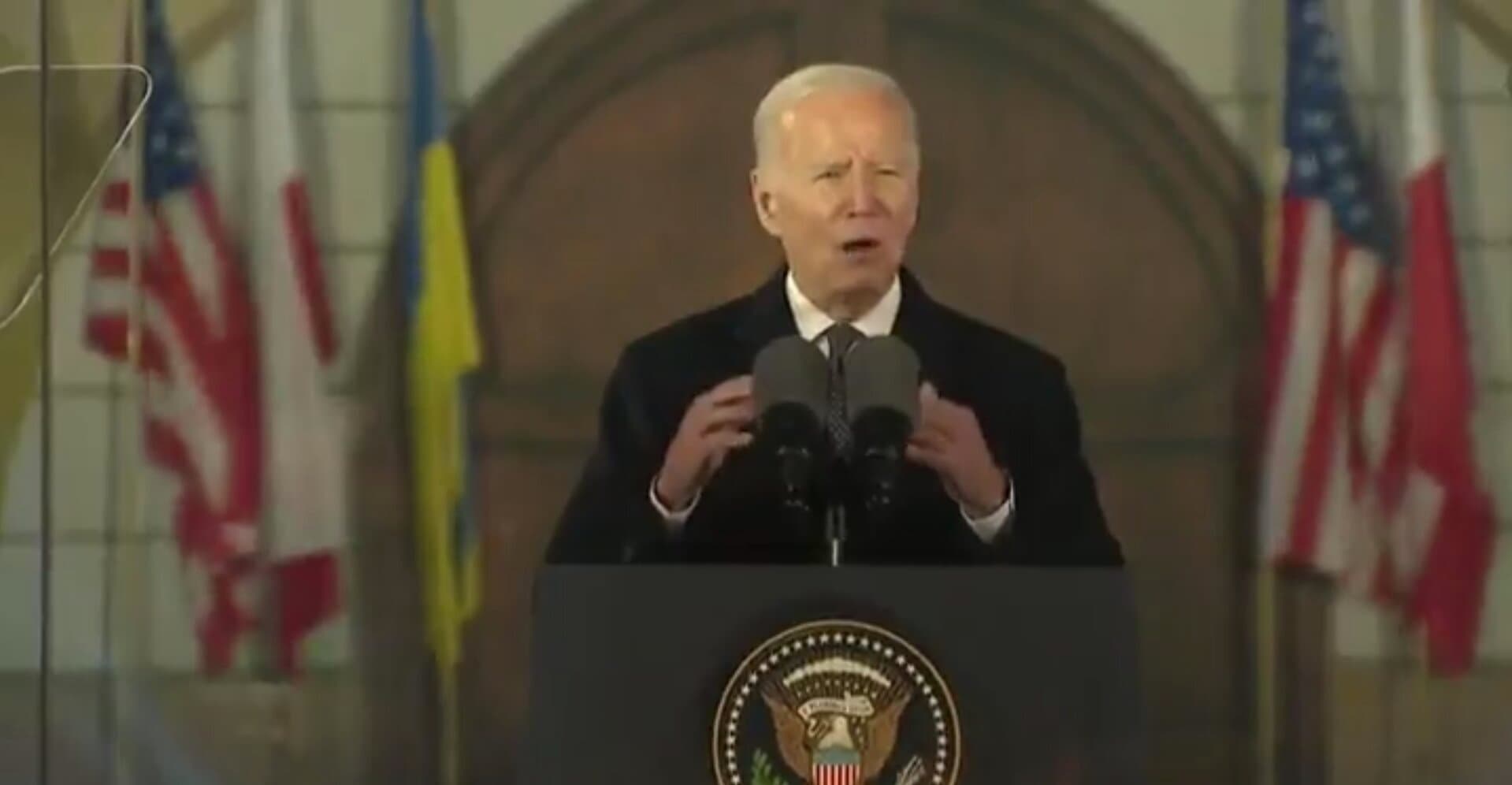 Biden Garbles Part of Speech About Ukraine During European Trip: āWould Be, You, We Would Be, Would Weā