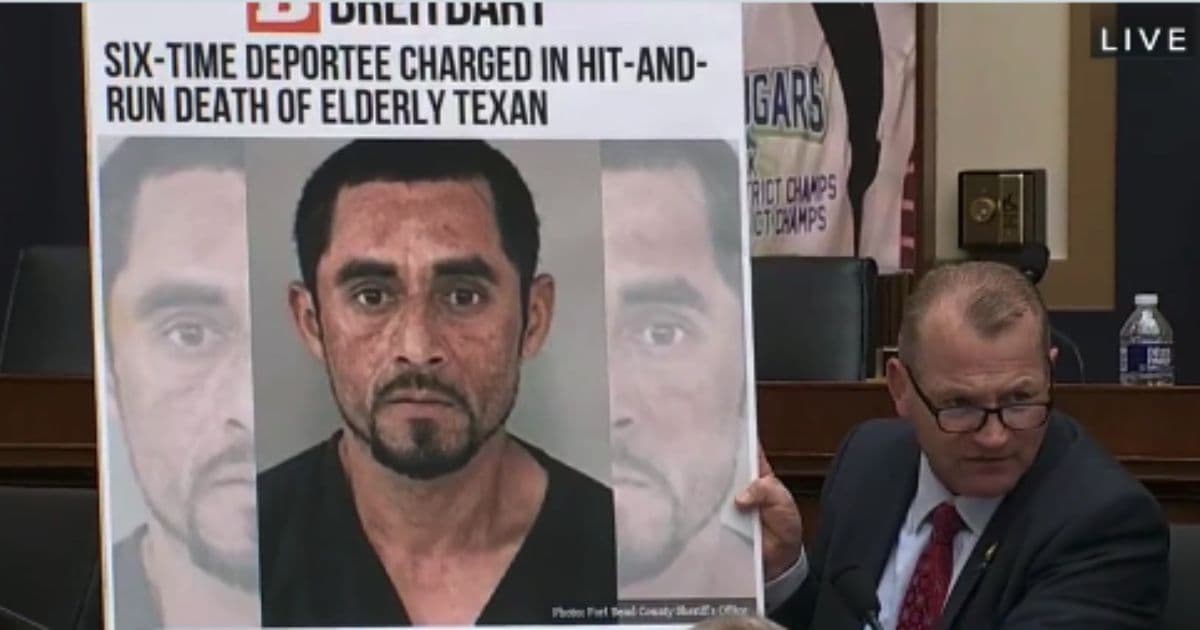 Congressman Whips Out Poster Board, Lets Loose with 1 Question About Man on It
