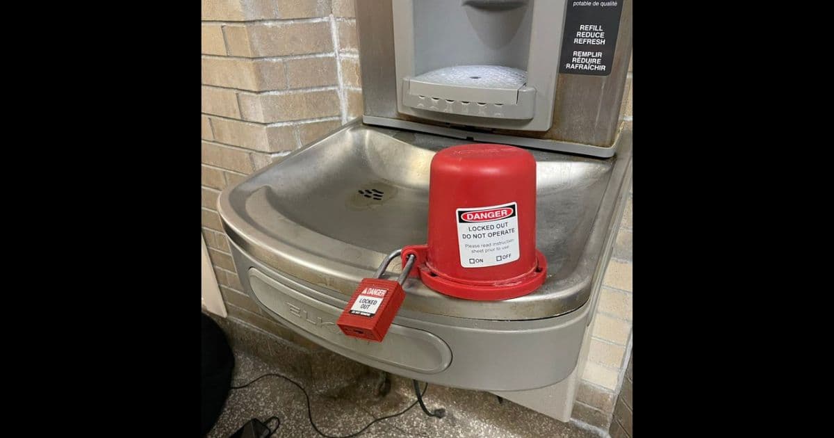 Unsettling Item Seen on East Palestine High School Water Fountains, Superintendent Claims Everything Is Fine: Report