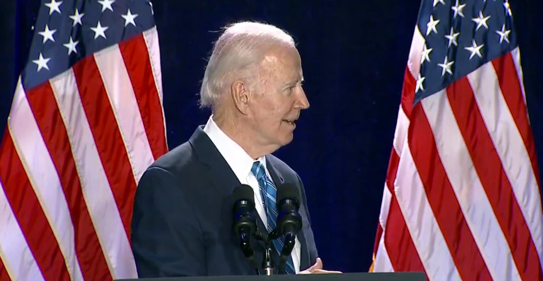 Biden Blasted After Letting Out a Laugh While Talking About Fentanyl-Related Deaths
