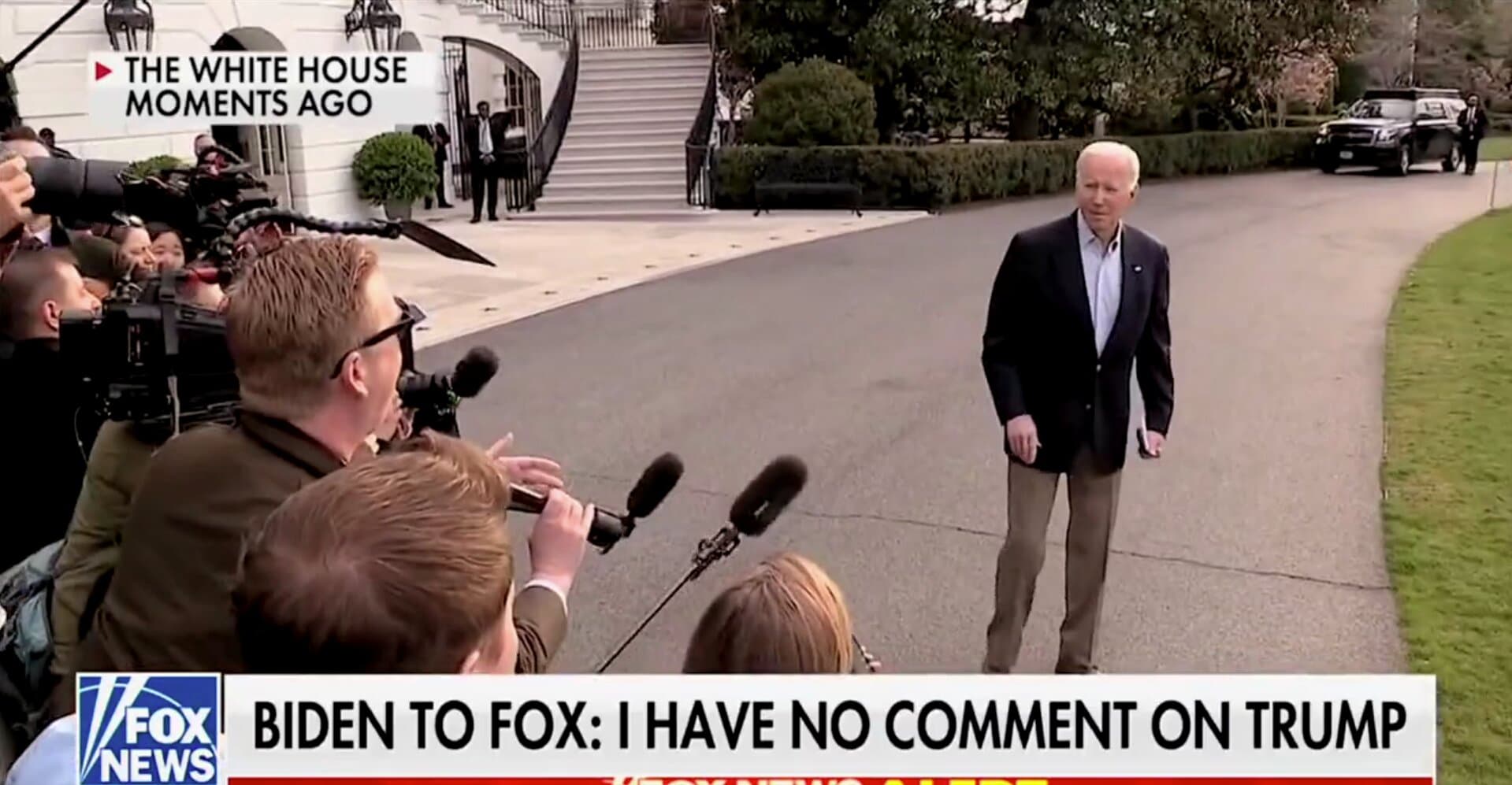 Watch: Biden Faces Question About Trumpâs Indictment