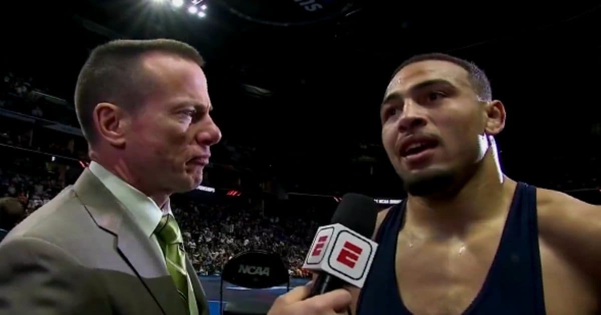 Wrestling Champ Spreads Gospel on National TV After Winning Third NCAA Title: âItâs All for His Gloryâ