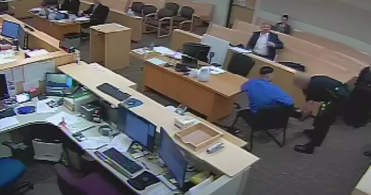 Watch: Murder Suspect Knows Exactly What He Can Do When State Law Forces Deputies to Uncuff Him