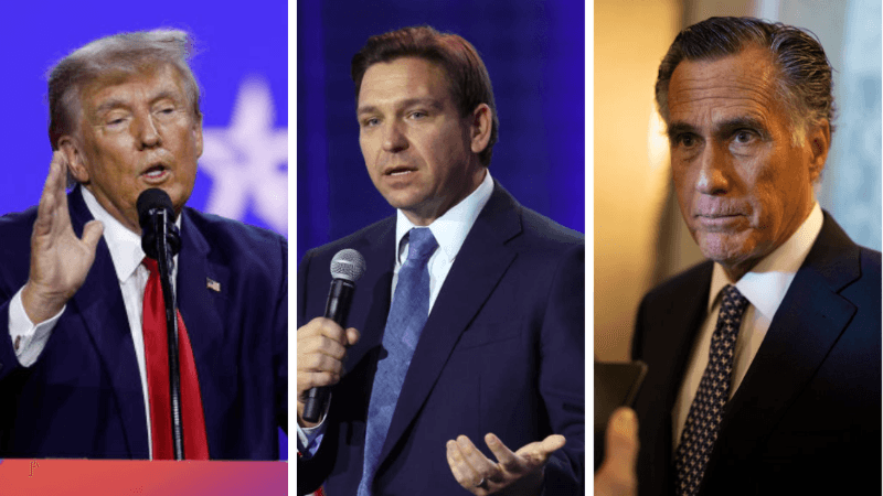 Trump Likens Ron DeSantis to Mitt Romney