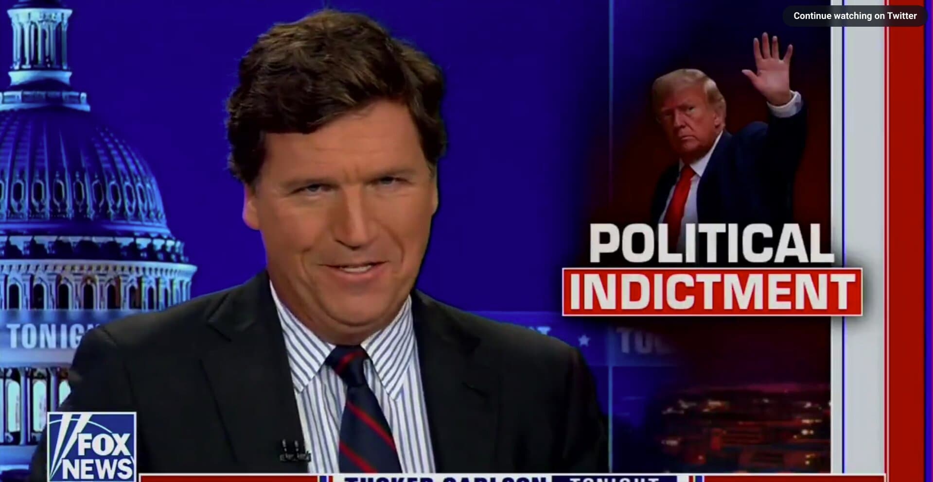 Tucker Carlson Rips CNN for Following Trump âAll Dayâ As He Traveled to NYC