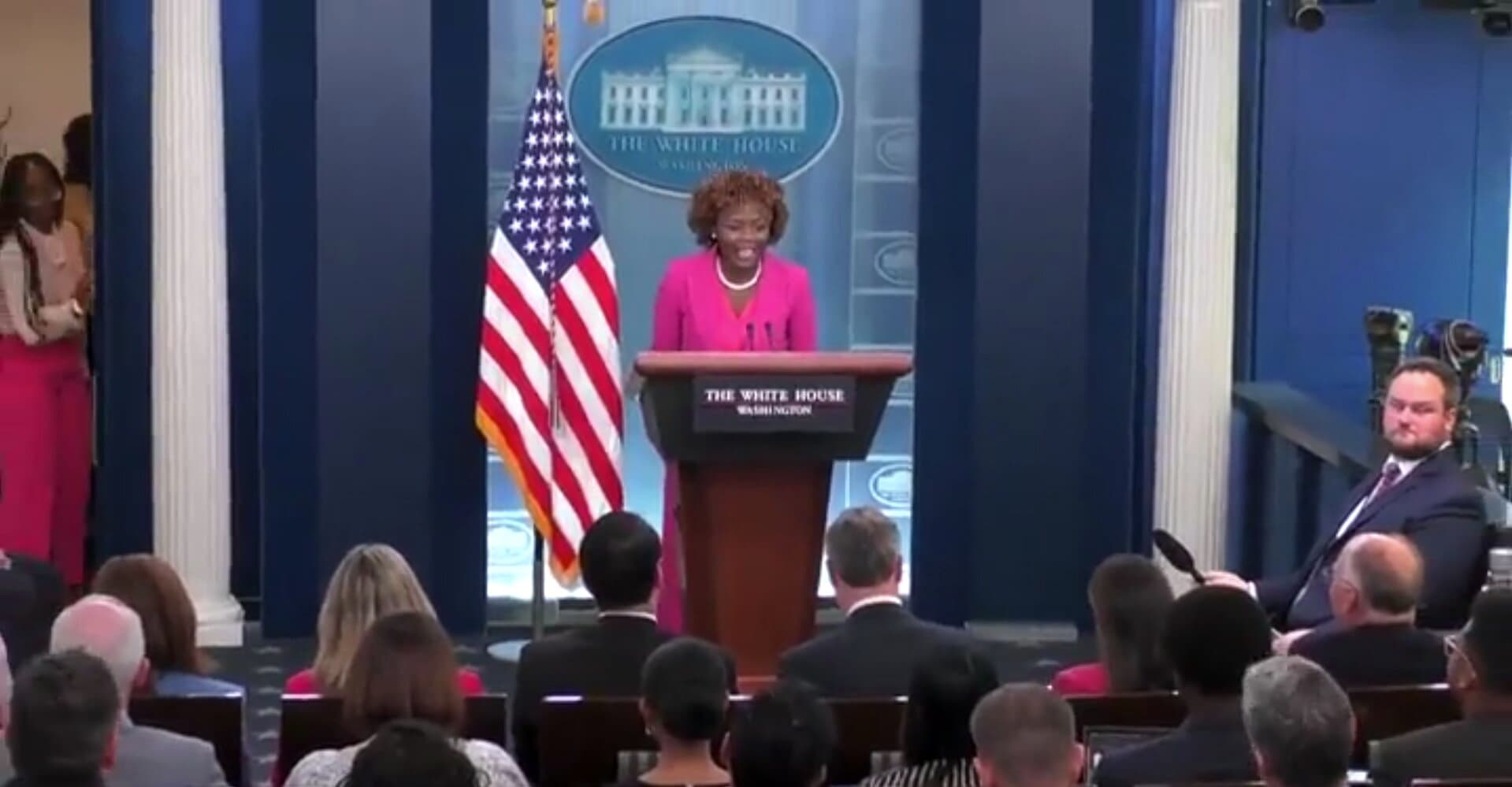 āKaringeā: Jean-Pierre Points Out Quiet Press Room After Touting āLesbian Visibility Weekā