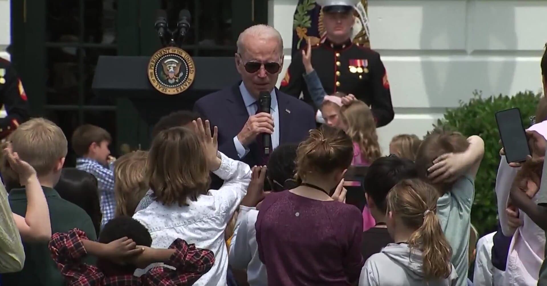 Biden Gets Corrected by Young Girl When Speaking About His Grandchildren: ‘I Left Somebody Out’