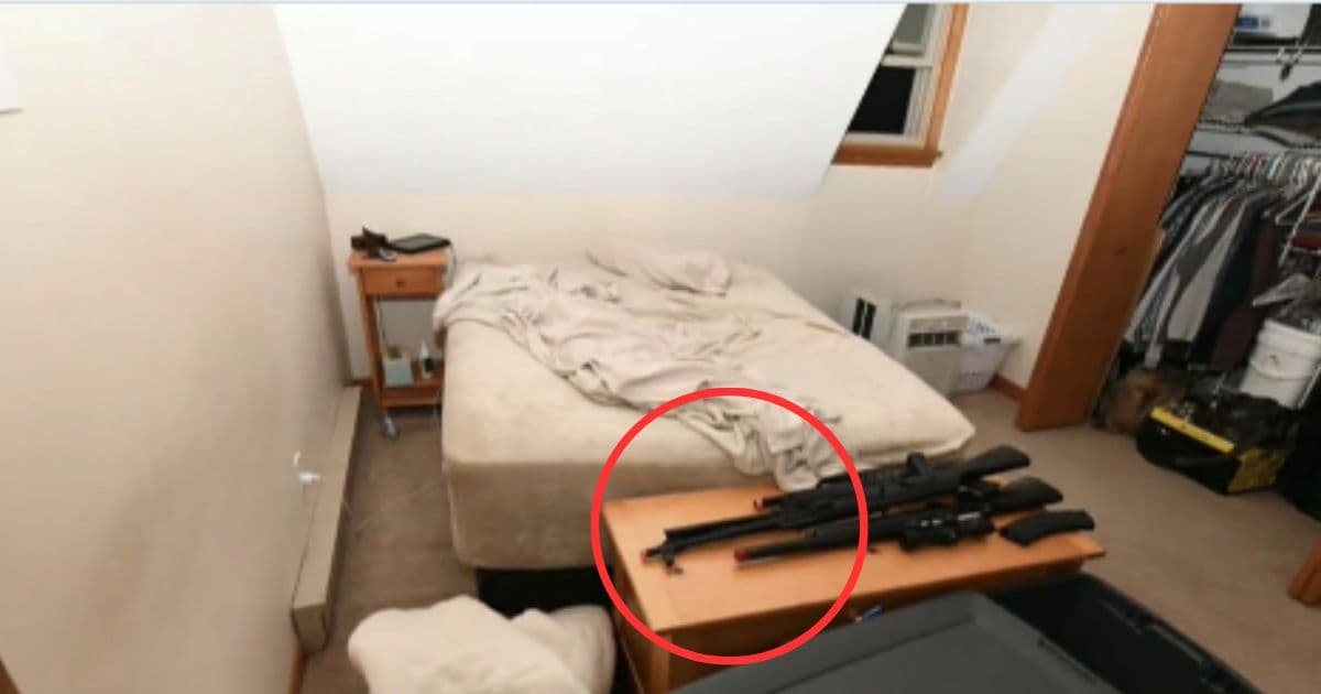 Sharp-Eyed Viewers Notice Something Strange About âCache of Weaponsâ Found in National Guard Leakerâs Room