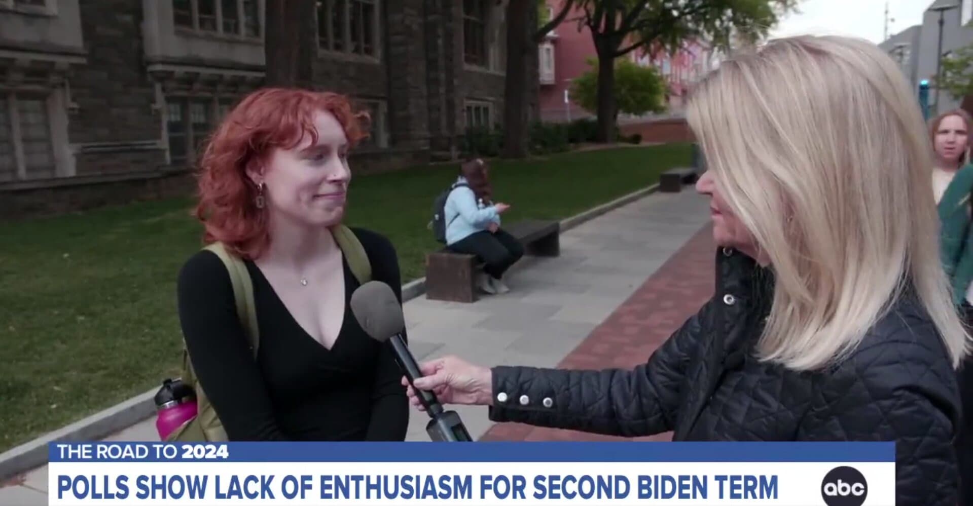 ABC News Gets 10-Second Pause From Young Voter When Asked What She Likes About Biden