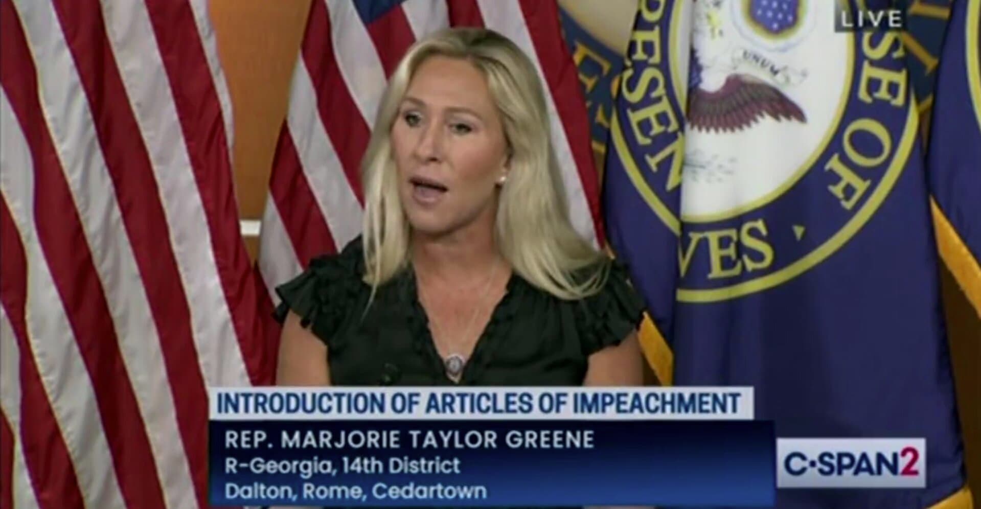MTG Says She Feels ‘Threatened’ by Dem Lawmaker After Exchange