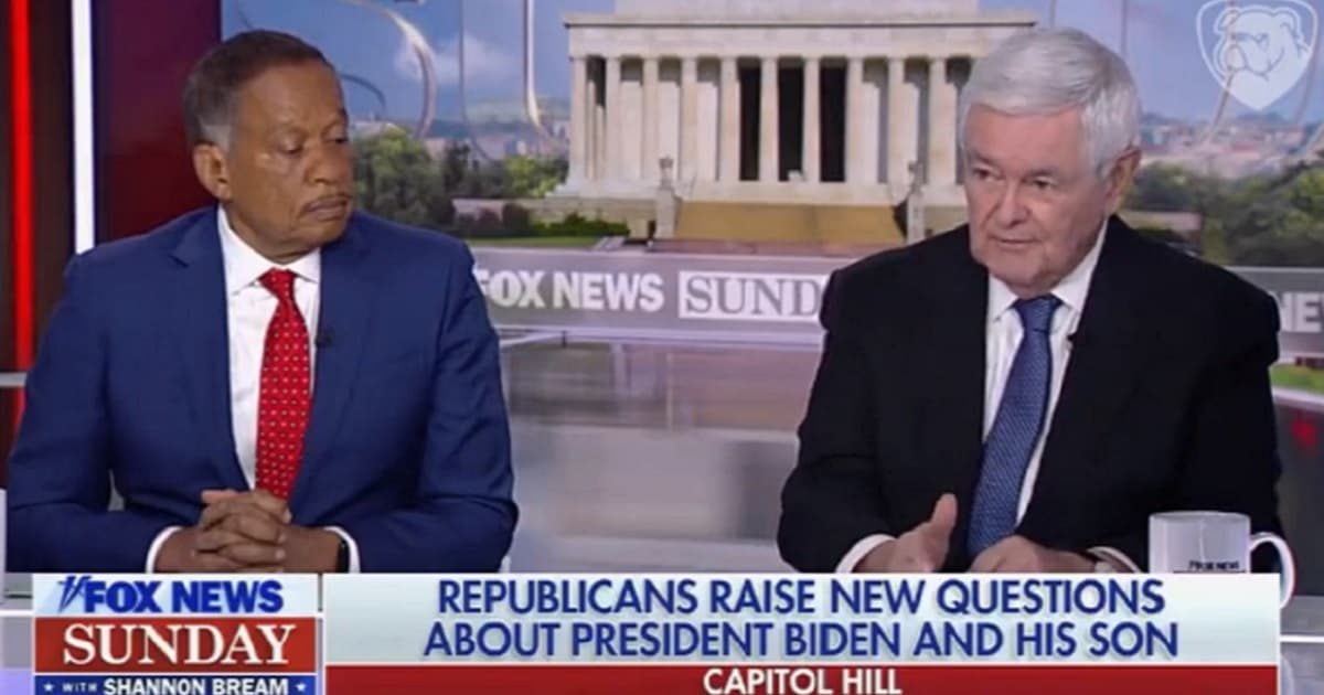 Newt Gingrich Uses Juan Williamsâ Own Words Against Him in Epic Takedown of Hunter Biden