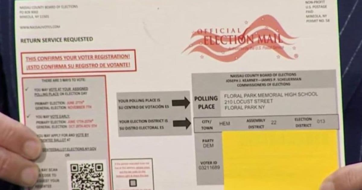 Voter Registration Cards Turn Every Voter in New York County to Democrat: āHuman Errorā