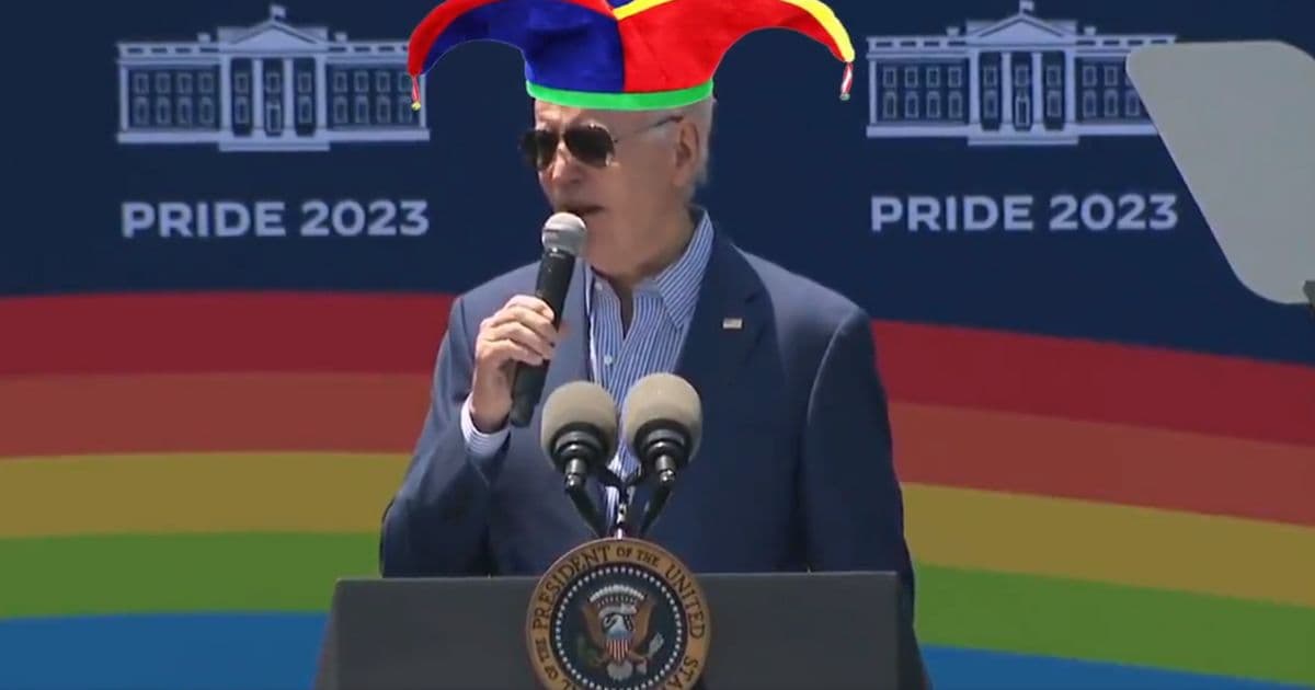 Bidenās Embarrassing Mistake Has People Editing Him Into a Literal Jester