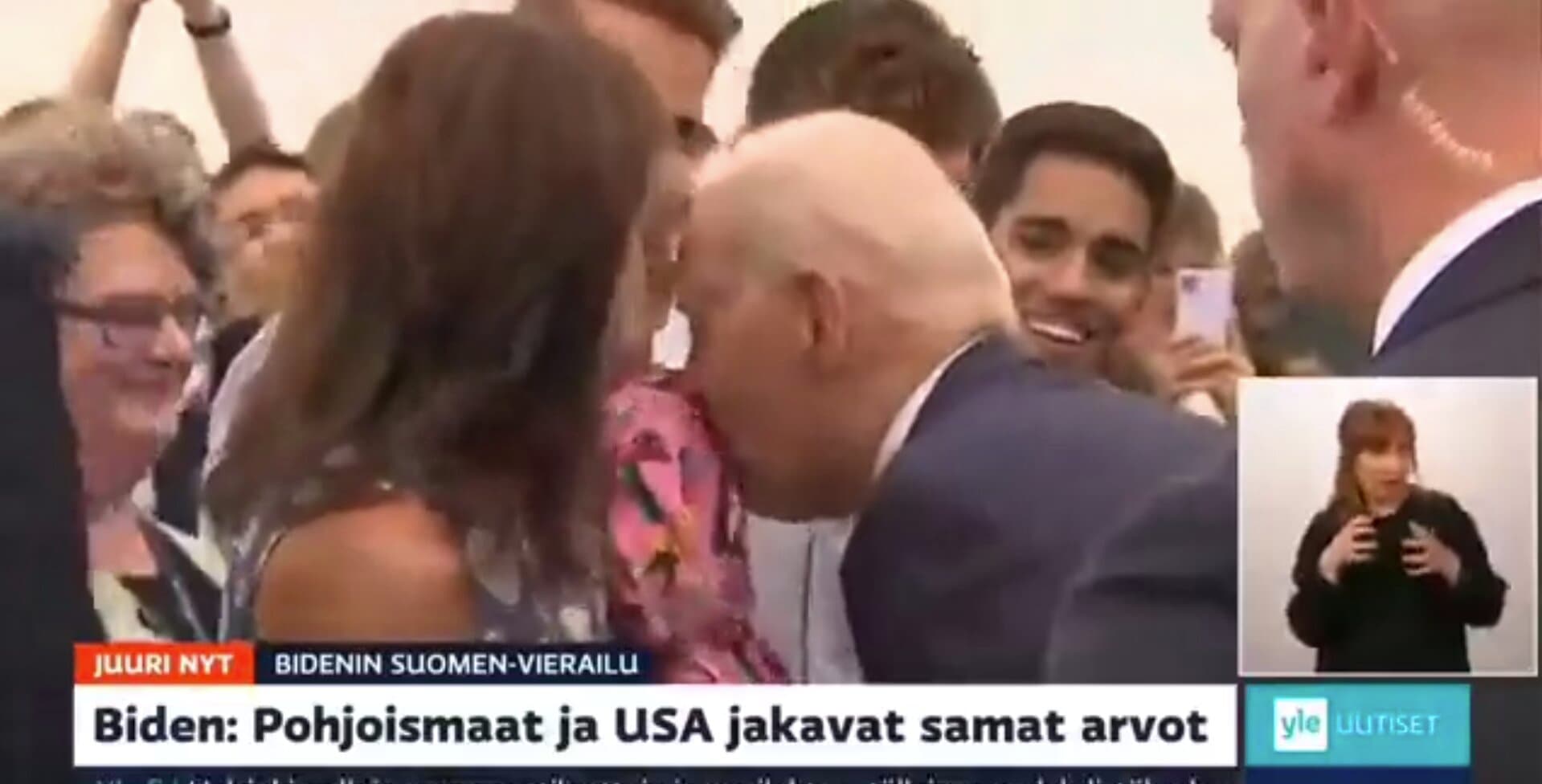 Biden Roasted for What He Did to Child in Finland: âCreepiest Moment Yetâ