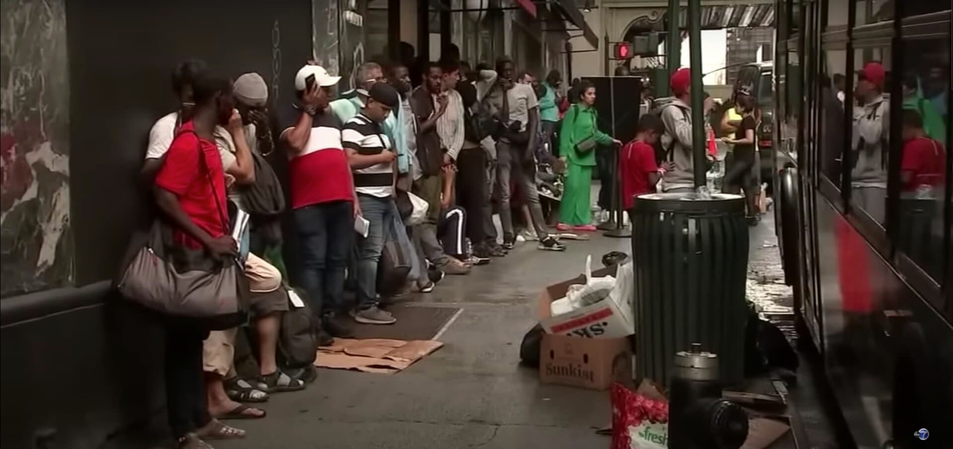 NYC Illegal Immigration Worsens: Hotel Shelter Overflows, Security Called, Migrants Sleep Outside