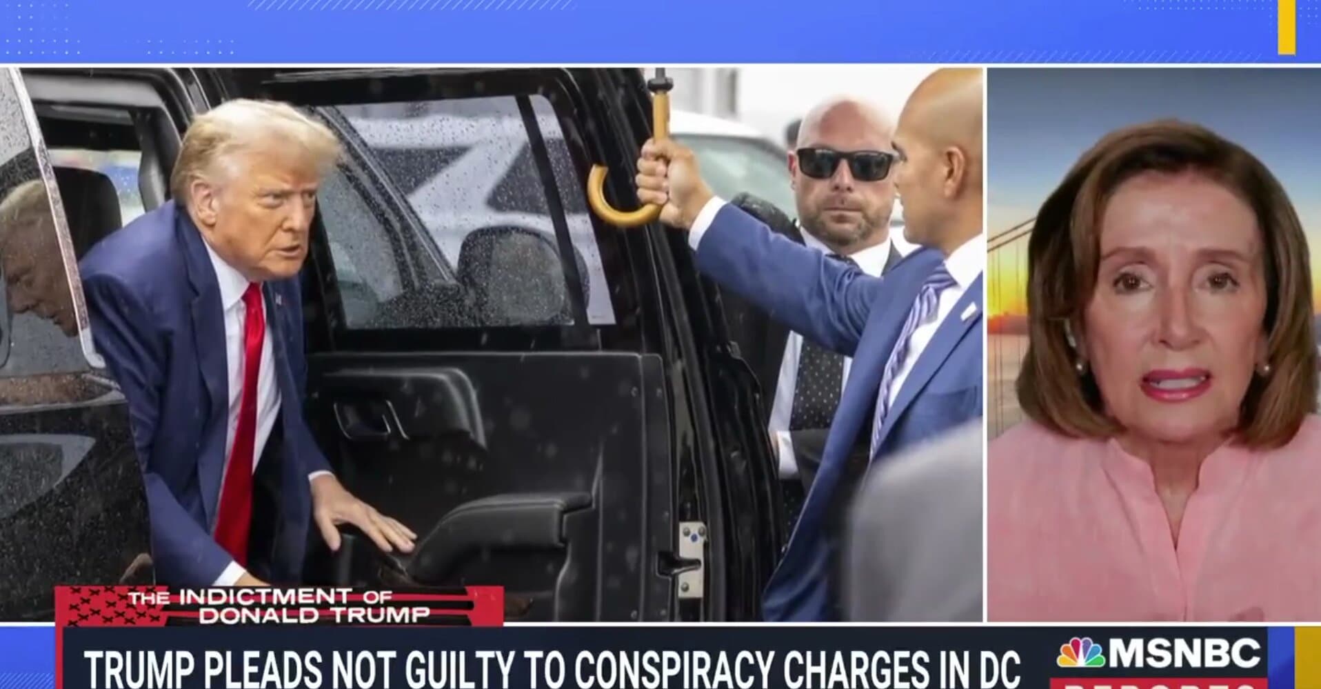 Pelosi Claims Trump Looked Like a ‘Scared Puppy’ at His Arraignment