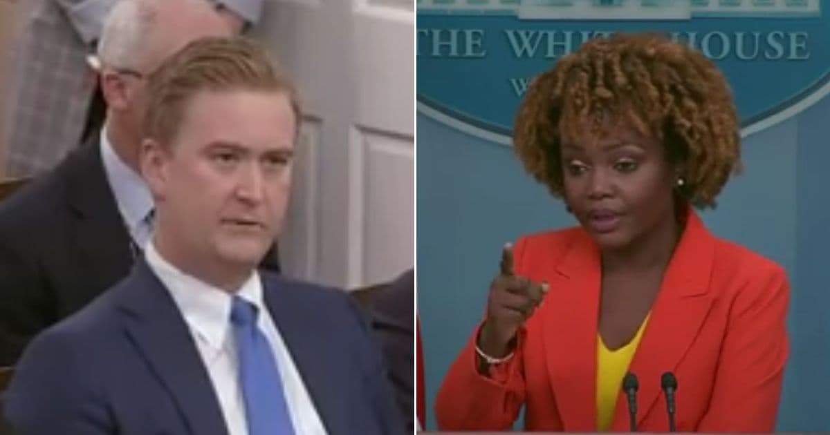 KJP Calls on Peter Doocy, Has a Tantrum and Moves On When She Hears His Question