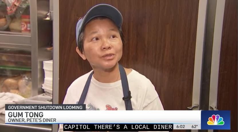 ‘Work Together, Please’: Restaurant Owner Asks Politicians to Avoid Government Shutdown