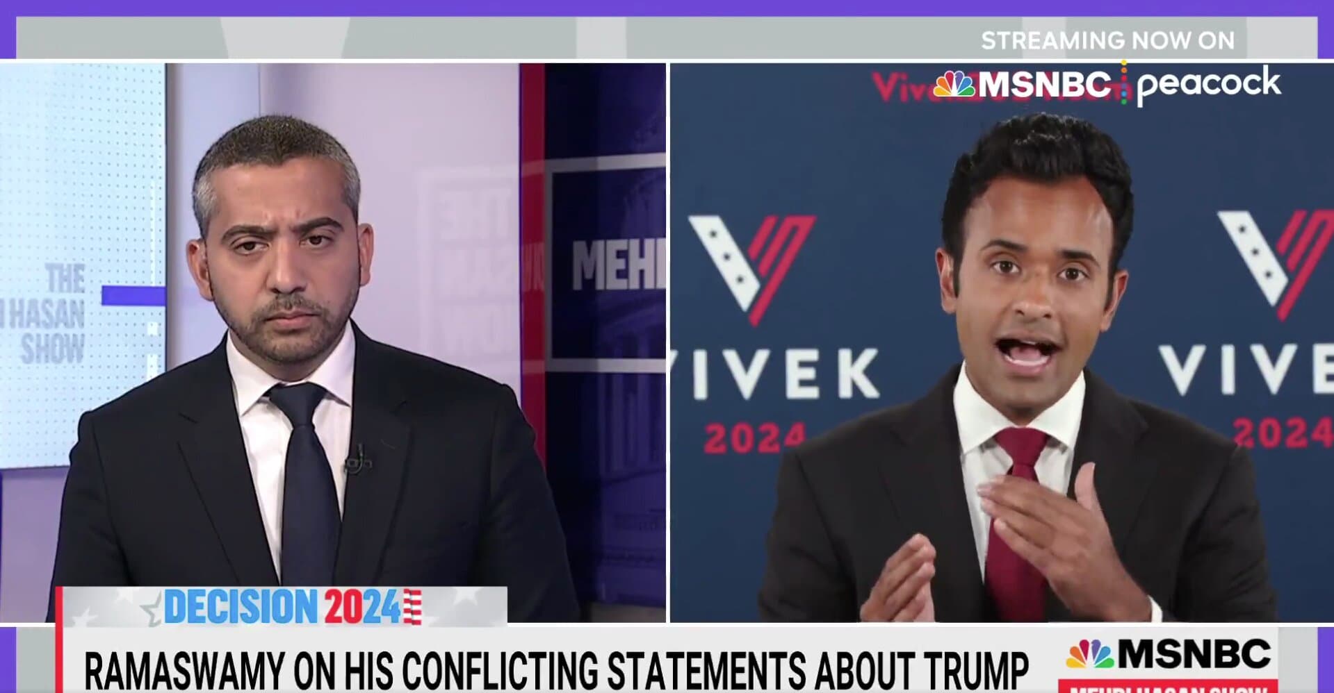 Watch: Ramaswamy Squirms When Confronted With Old Tweet About Trumpās āAbhorrentā Behavior